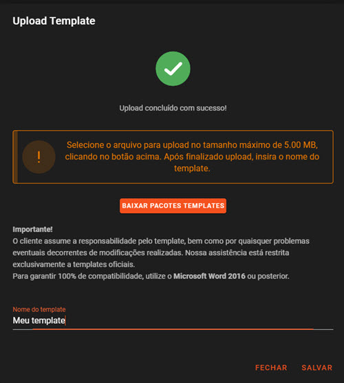 Criando templates personalizados